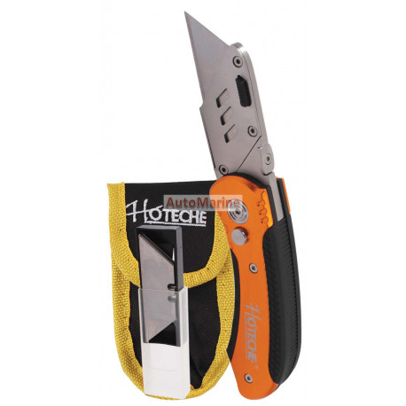 Folding Utility Cutter - Heavy Duty with Pouch