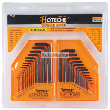 30 Piece Allen / Hex Key Set