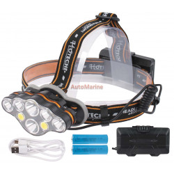 Head Torch - 8 LED - Rechargeable