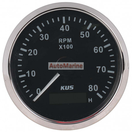 85mm Digital Tachometer Speedometer Speedometer Gauge 0-6000RPM with  Hourmeter