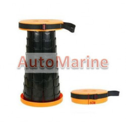 Folding Telescopic Stool - Orange - Max 150kg