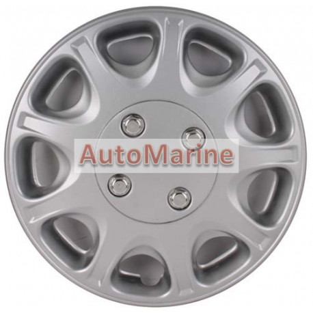 13" Silver Wheel Cover Set