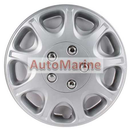 13" Silver Wheel Cover Set