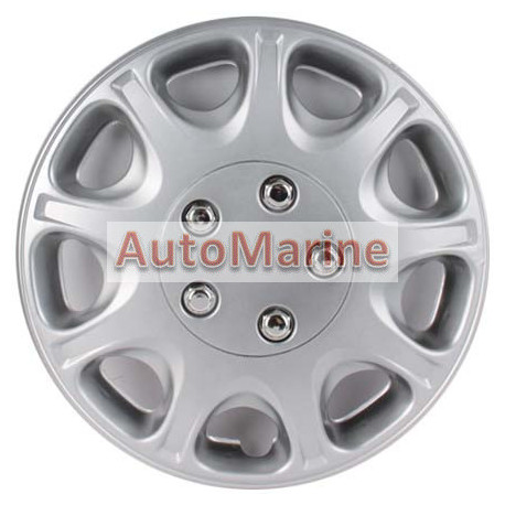 13" Silver Wheel Cover Set