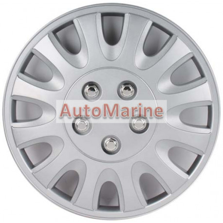 14" Silver Wheel Cover Set