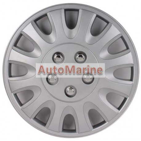 15" Silver Wheel Cover Set