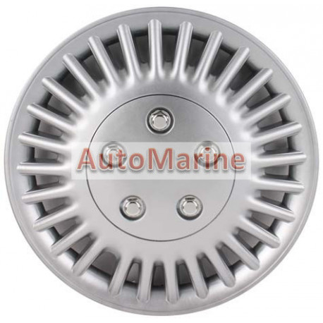 13" Silver Wheel Cover Set