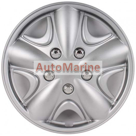 13" Silver Wheel Cover Set