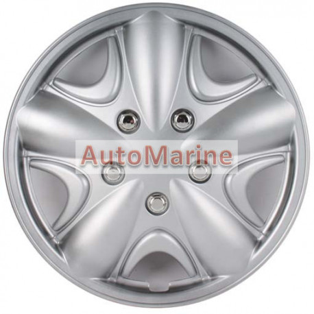 14" Silver Wheel Cover Set