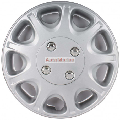 13" Silver Wheel Cover Set