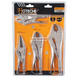 Hotehe 4 Piece Locking Pliers / Vice Grip Set