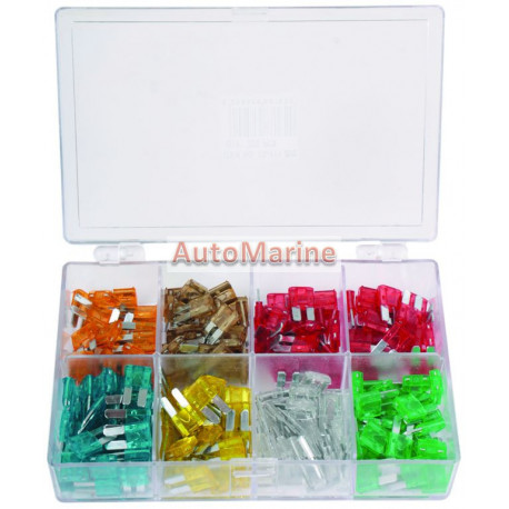 Mini Blade Fuse Set - Assorted - 200 Pieces