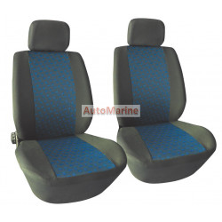 4 Piece Front Seat Cover Set - Blue