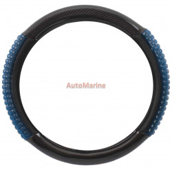 Steering Wheel Cover - Black and Blue