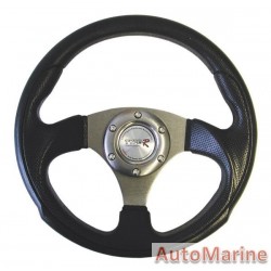 Steering Wheel - Polyeurathane - Dark Grey