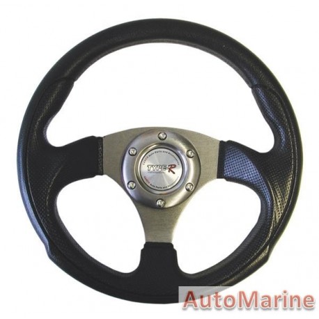 Steering Wheel - Polyeurathane - Dark Grey