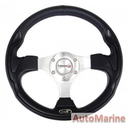 Steering Wheel - PVC - Black