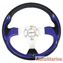 Steering Wheel - PVC - Blue