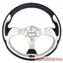 Steering Wheel - PVC - Grey