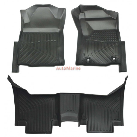 Toyota HiLux Manual OEM Fit Moulded Rubber Mat Set