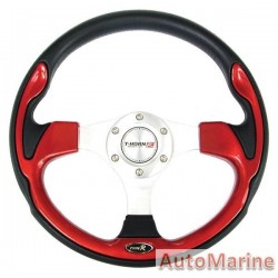 Steering Wheel - Polyeurathane - Red