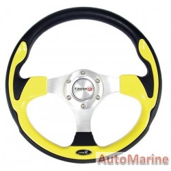 Steering Wheel - Polyeurathane - Yellow