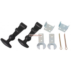 Bonnet Catch Set - Rubber