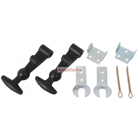 Bonnet Catch Set - Rubber