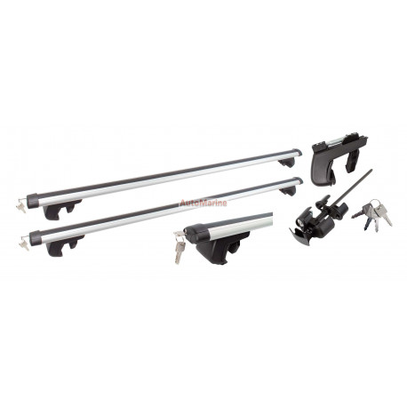 Aluminium Roof Rack that fits on Closed Roof Rails - 120cm Length