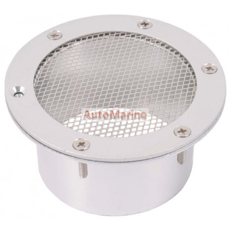 Air Inlet with Cover - Silver