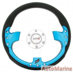 320mm Steering Wheel - Blue