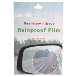 Rear View Mirror Rainproof Film - 100mm x 150mm