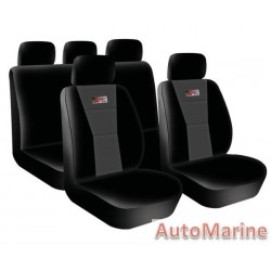 9 Piece GT - Grey Seat Cover Set