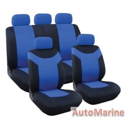 9 Piece Paladin - Blue Seat Cover Set