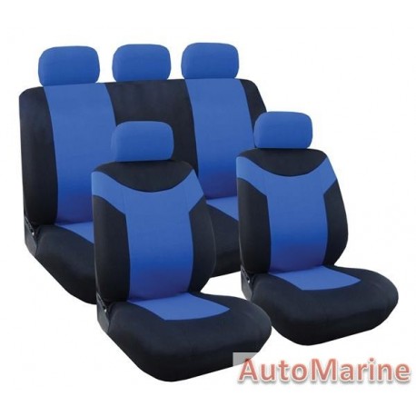 9 Piece Paladin - Blue Seat Cover Set