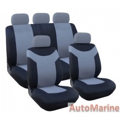 9 Piece Paladin - Grey Seat Cover Set