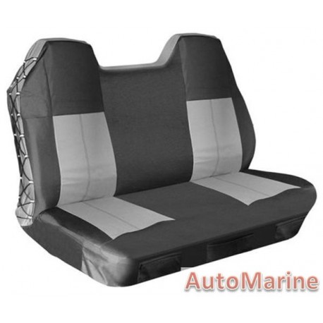 Waterproof Heavy Duty Rear Seat Cover - Grey