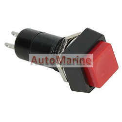Button Switch - Square - Red