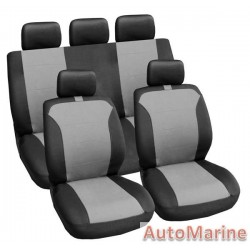 9 Piece Grace - Blue Seat Cover Set