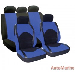 9 Piece Dino - Blue Seat Cover Set