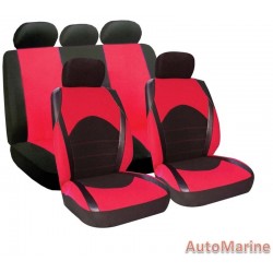 9 Piece Dino - Red Seat Cover Set