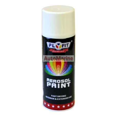 Plyfit Aerosol Spray Paint - Matt White - 300ml