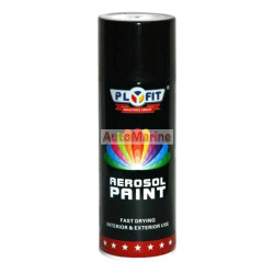Plyfit Aerosol Spray Paint - Flat Black - 300ml