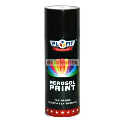 Plyfit Aerosol Spray Paint - Satin Black - 300ml