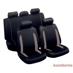 9 Piece Spa - Grey Seat Cover Set