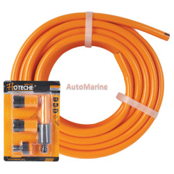 15m Garden Hose with 4 Piece Fittings