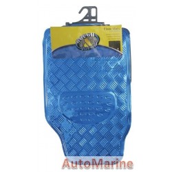 Heavy Duty Car Mat Set - Blue