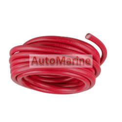 Battery Cable - 10mm Sq - 10m Roll - 6mm Thick - Red