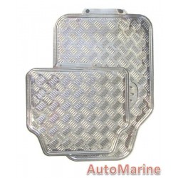 Heavy Duty Car Mat Set - Carbon Fibre