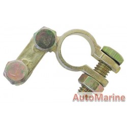 Battery Terminal - Positive - Brass Plated